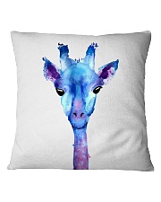 Blue Giraffe Square Pillowcase thumbnail