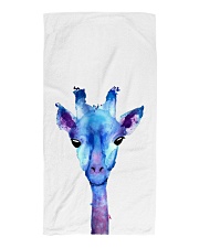 Blue Giraffe Beach Towel thumbnail