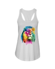Running Paint Lion Ladies Flowy Tank thumbnail