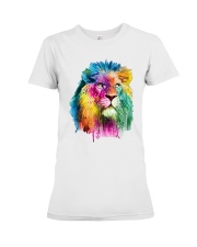 Running Paint Lion Premium Fit Ladies Tee thumbnail