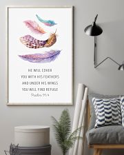 He Will Cover You With His Feathers 11x17 Poster lifestyle-poster-1