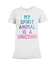 My Spirit Animal Is A Unicorn Premium Fit Ladies Tee thumbnail