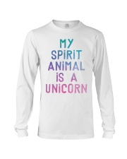 My Spirit Animal Is A Unicorn Long Sleeve Tee thumbnail