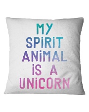 My Spirit Animal Is A Unicorn Square Pillowcase thumbnail