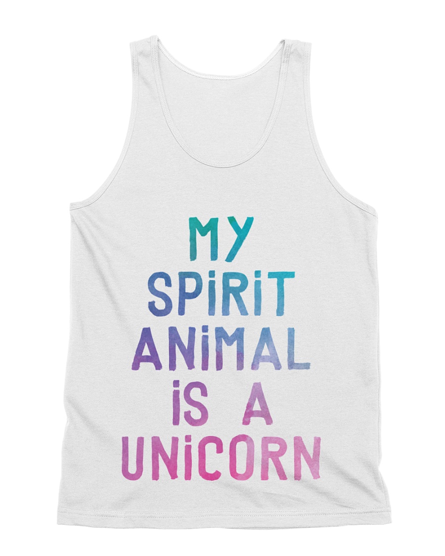 My Spirit Animal Is A Unicorn All-over Unisex Tank