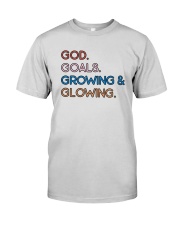 God - Goals - Growing And Glowing Premium Fit Mens Tee thumbnail