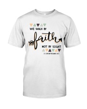 We Walk By Faith Not By Sight Premium Fit Mens Tee thumbnail