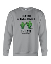 Rooted And Established In Love Crewneck Sweatshirt thumbnail