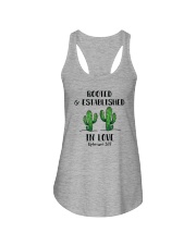 Rooted And Established In Love Ladies Flowy Tank front