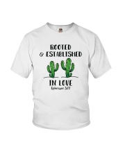 Rooted And Established In Love Youth T-Shirt thumbnail