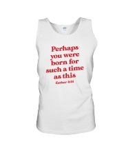 Perhaps You Were Born For Such A Time As This Unisex Tank thumbnail