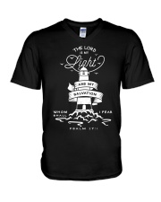 The Lord Is My Light And My Salvation V-Neck T-Shirt thumbnail