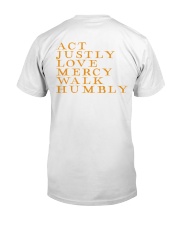 Act Justly Love Mercy Walk Humbly Premium Fit Mens Tee thumbnail