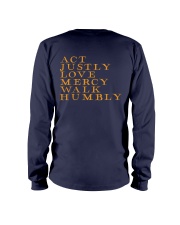 Act Justly Love Mercy Walk Humbly Long Sleeve Tee thumbnail