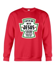 Catch Up With Jesus Crewneck Sweatshirt thumbnail