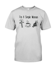 Cross Coffee And Cats Premium Fit Mens Tee thumbnail