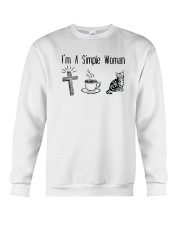 Cross Coffee And Cats Crewneck Sweatshirt thumbnail