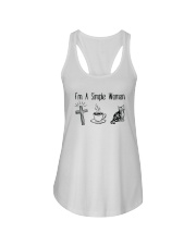 Cross Coffee And Cats Ladies Flowy Tank thumbnail