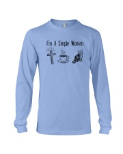 Cross Coffee And Cats Long Sleeve Tee thumbnail