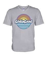 God Is Good V-Neck T-Shirt thumbnail