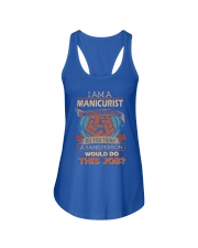 I am a manicurist Sexy Ladies Flowy Tank front