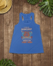 I am a manicurist Sexy Ladies Flowy Tank lifestyle-bellaflowy-tank-front-6