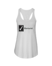 Manicurist Beauty Ladies Flowy Tank front