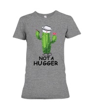 Not a hugger Premium Fit Ladies Tee tile