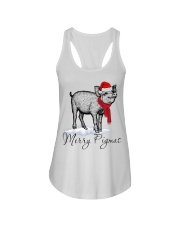 Pigs merry pigmas Ladies Flowy Tank tile