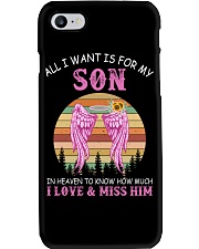 All I want is for my son in heaven to know how much i love miss him Phone Case tile