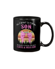 All I want is for my son in heaven to know how much i love miss him Mug tile