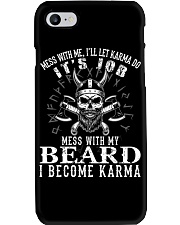 Mess with me I'll let karma it's job Phone Case tile