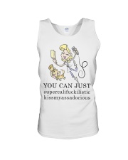 Groomer you can just Unisex Tank tile