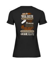 Funeral Director old action figure Premium Fit Ladies Tee tile