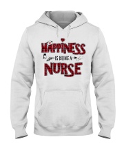 happiness is being a nurse Hooded Sweatshirt tile
