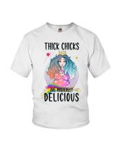 Thick chicks are magically Youth T-Shirt tile
