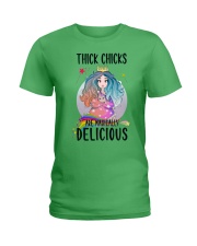 Thick chicks are magically Ladies T-Shirt tile