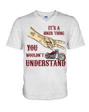 It's a biker thing you wouldn't understand V-Neck T-Shirt tile