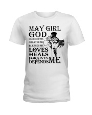 May girl god designed me created me Ladies T-Shirt tile