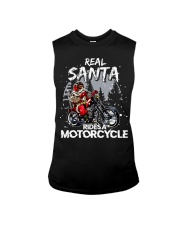 Real santa rides a motorcycle Sleeveless Tee tile