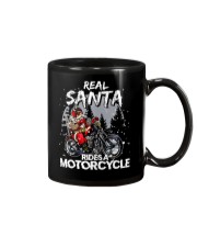 Real santa rides a motorcycle Mug tile