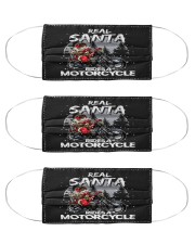 Real santa rides a motorcycle Mask tile