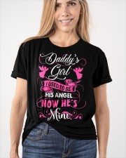 Daddy's girl i used to be his angel now he's mine Classic T-Shirt apparel-classic-tshirt-lifestyle-front-101