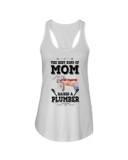 plumber the best kind of mom Ladies Flowy Tank tile