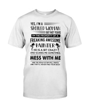 painter yes im a spoiled woman Premium Fit Mens Tee tile