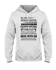 painter yes im a spoiled woman Hooded Sweatshirt tile