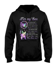 For my son i hide my tears when i say your name but the pain in my heart is still the same although i smile and seem care freee there is no one who mi Hooded Sweatshirt tile