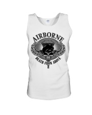 paratrooper death from above Unisex Tank tile
