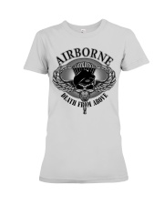 paratrooper death from above Premium Fit Ladies Tee tile