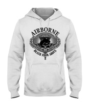 paratrooper death from above Hooded Sweatshirt tile
